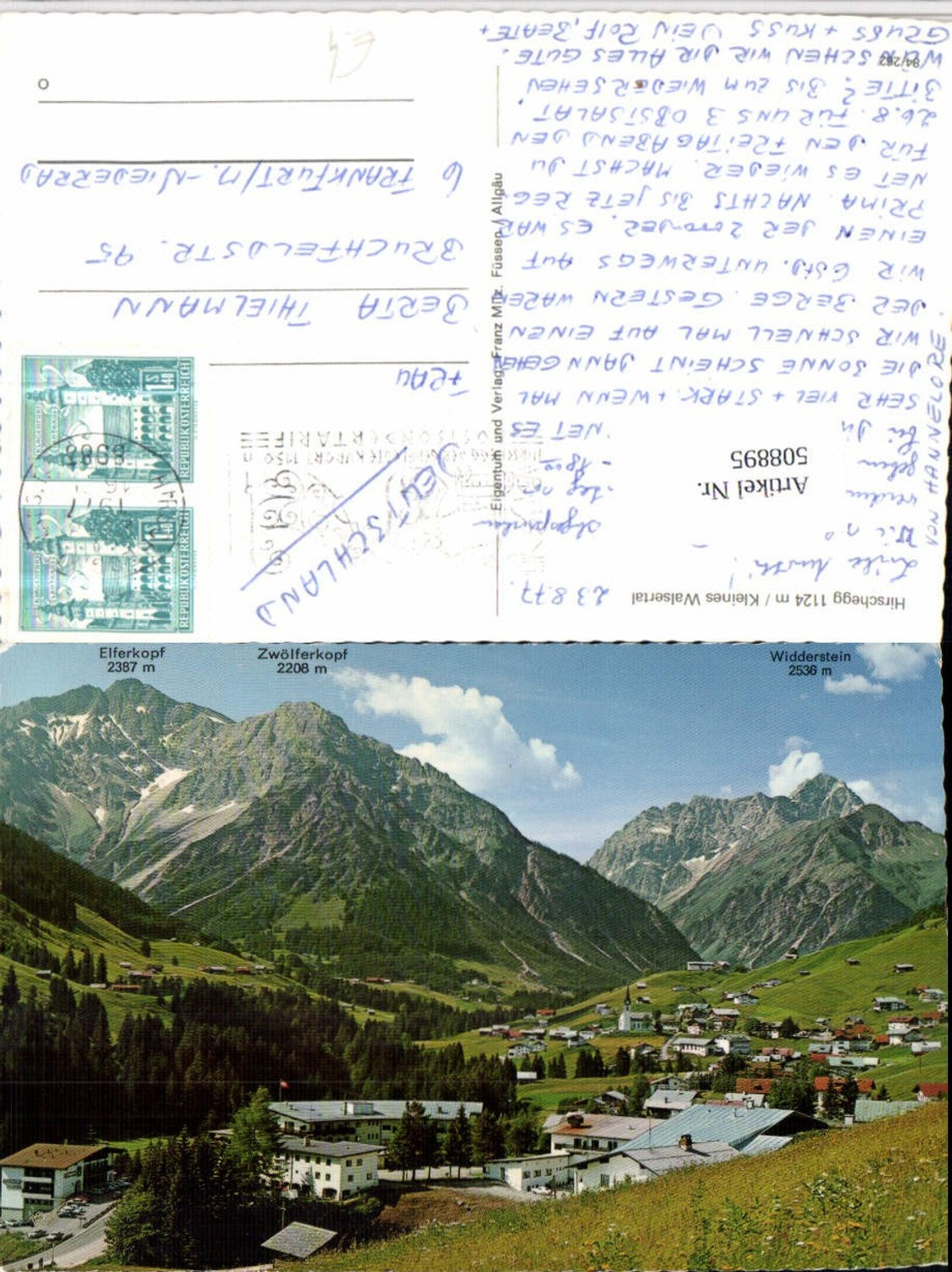 Alte Ansichtskarte – Old Postcard