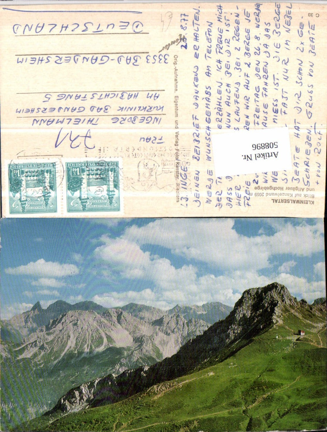 Alte Ansichtskarte – Old Postcard