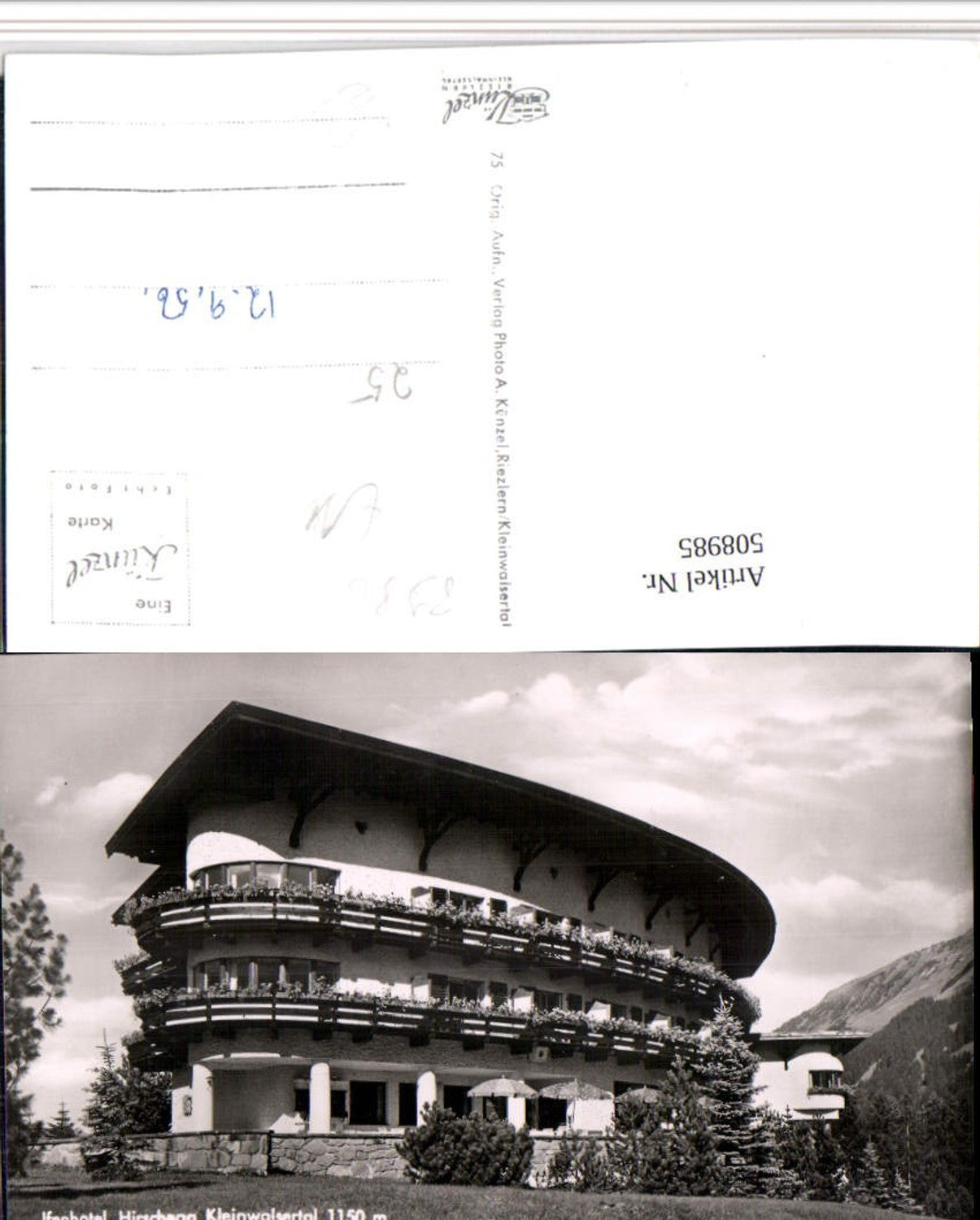 Alte Ansichtskarte – Old Postcard