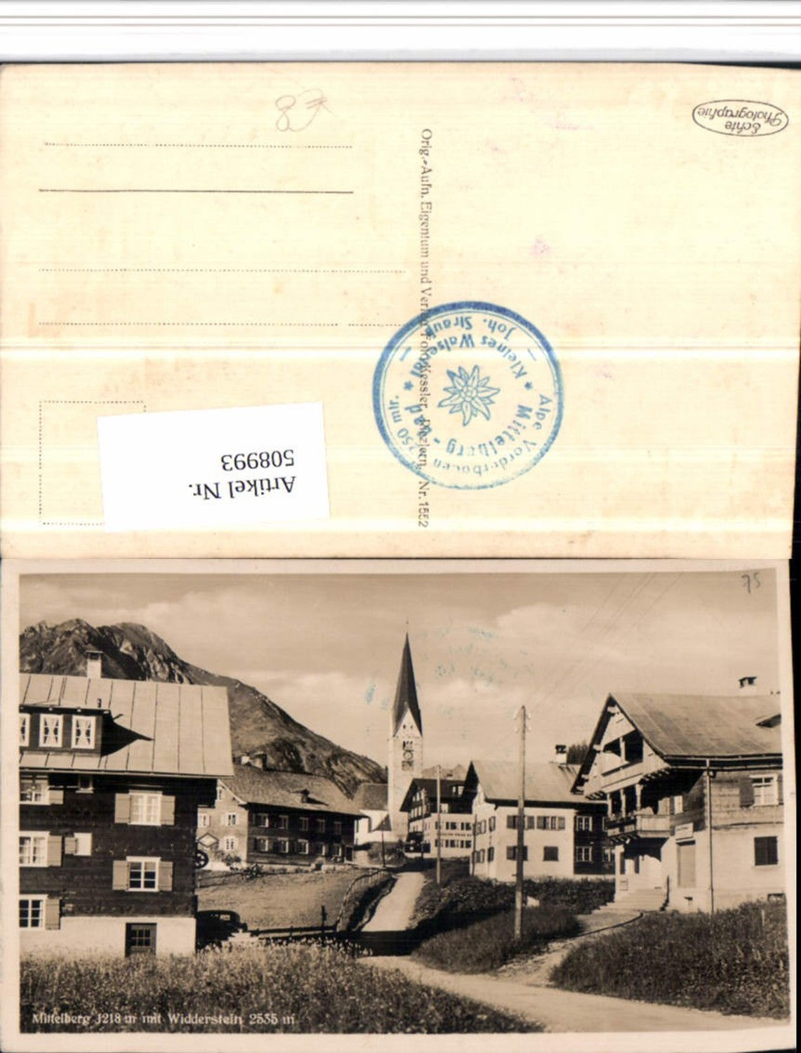 Alte Ansichtskarte – Old Postcard