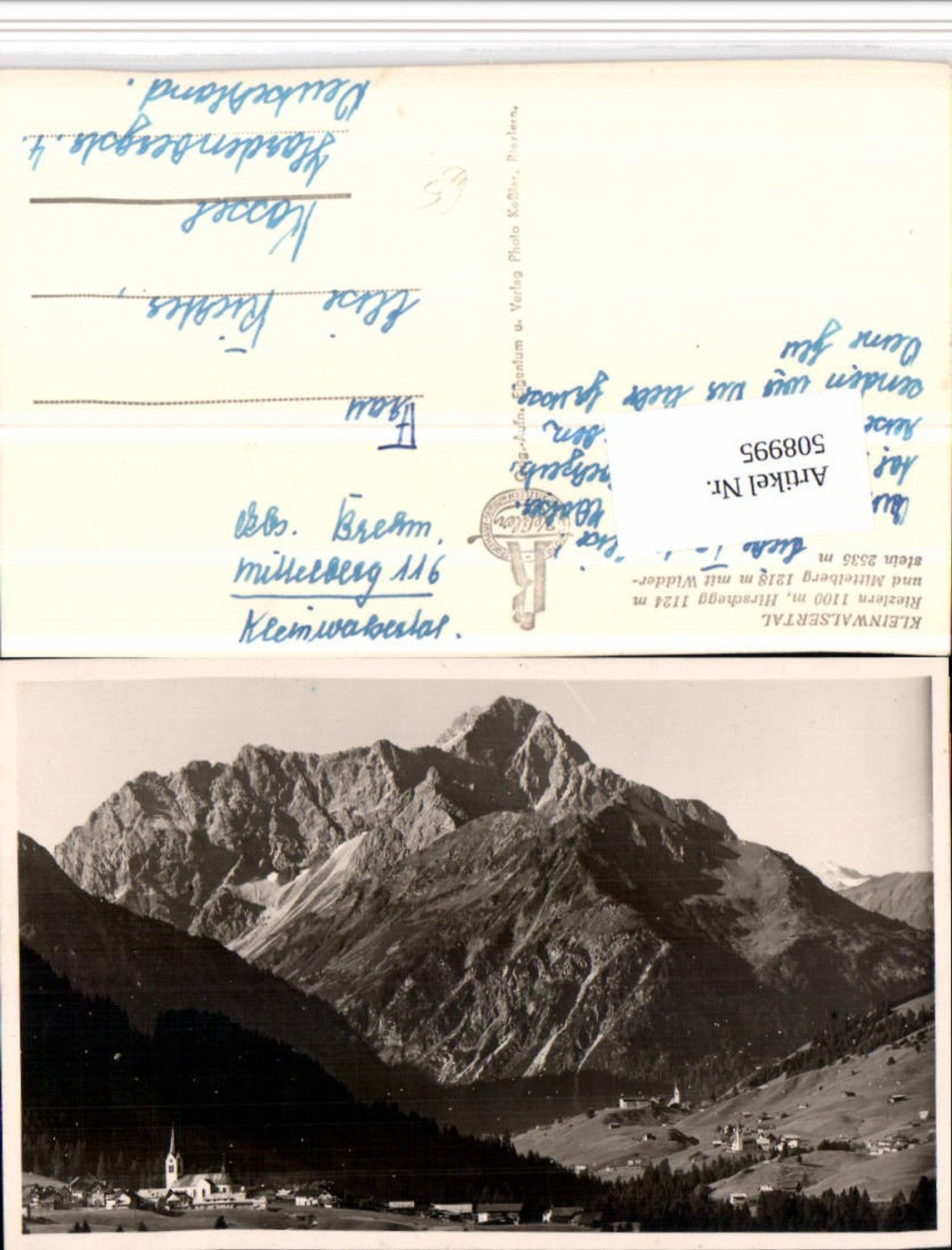 Alte Ansichtskarte – Old Postcard