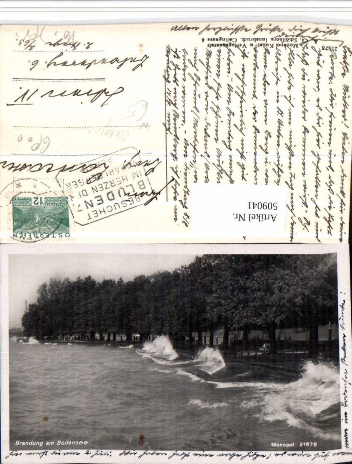 Alte Ansichtskarte – Old Postcard