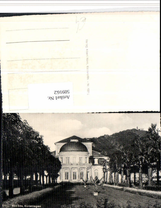 509162,Bad Ems Kuranlagen Kurhaus