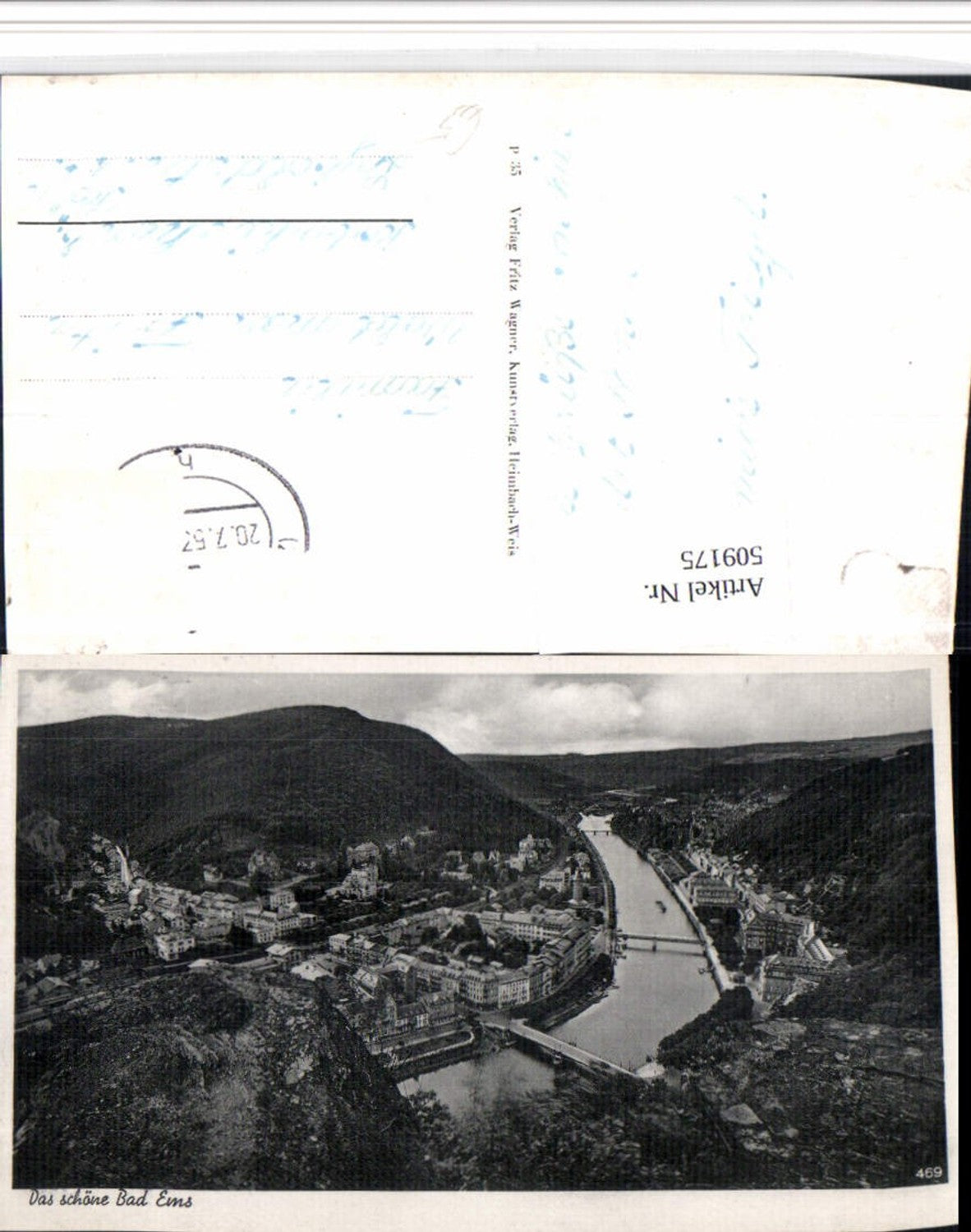 509175,Bad Ems Totale Fluss Brücken