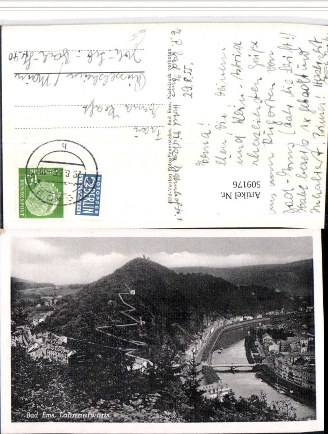 509176,Bad Ems Totale Lahnaufwärts Fluss