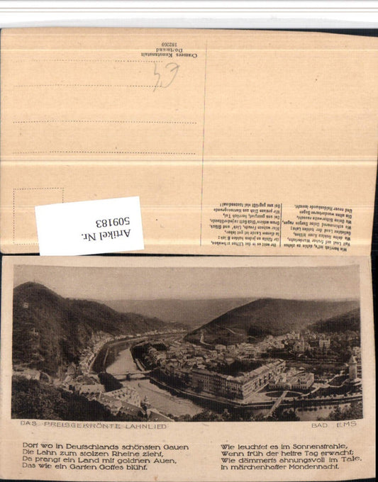 509183,Bad Ems Totale Lahn Brücken Gedicht Text