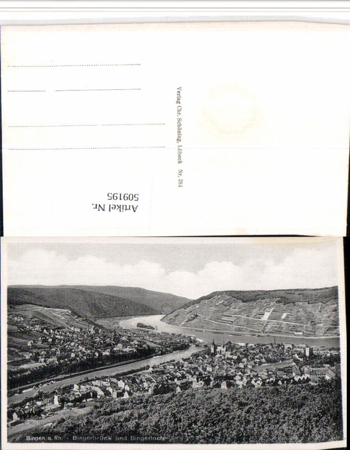 509195,Bingen am Rhein Bingerbrück Totale u. Bingerloch