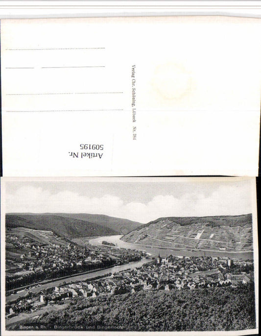 509195,Bingen am Rhein Bingerbrück Totale u. Bingerloch