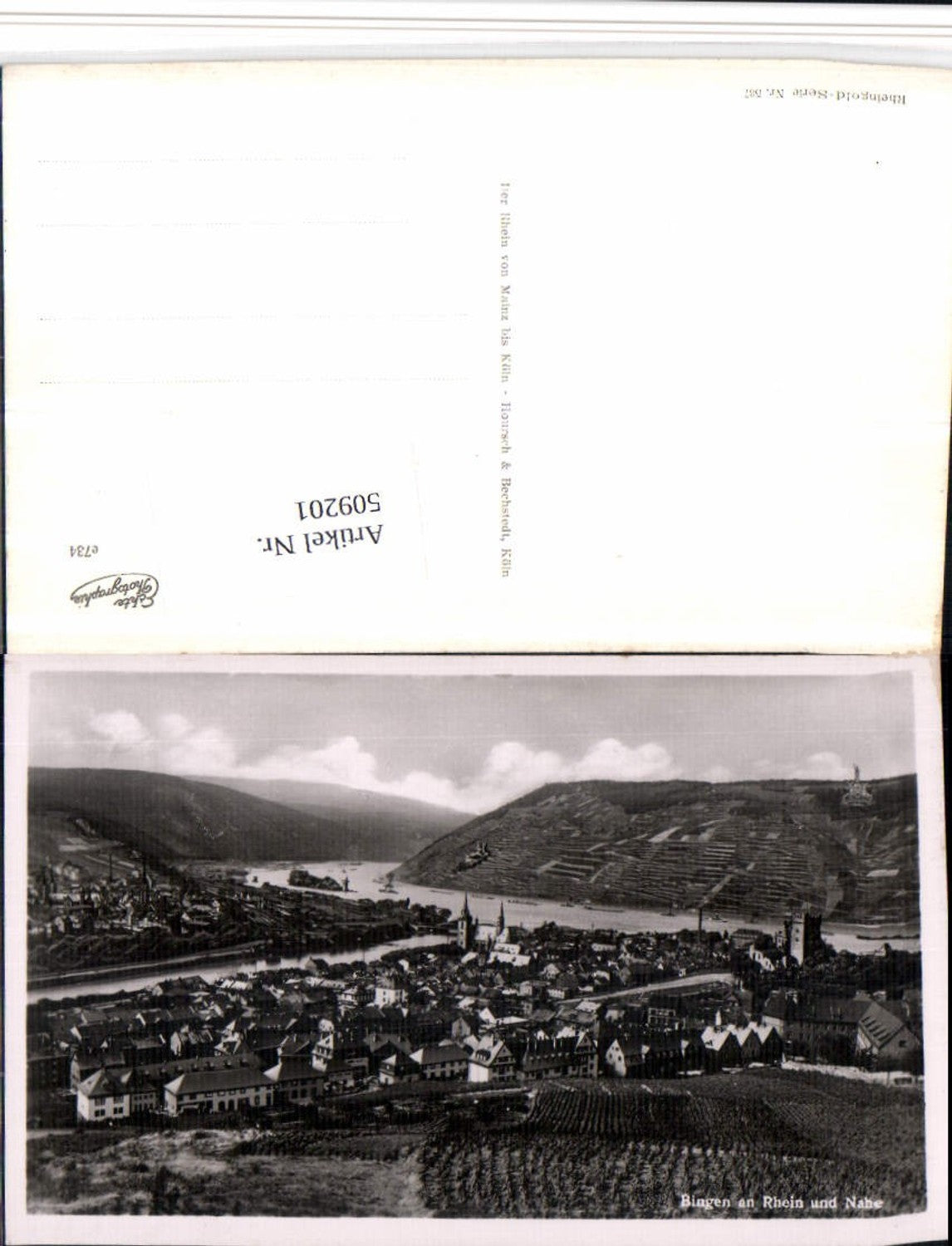 509201,Bingen am Rhein Totale u. Nahe Fluss