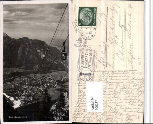 509217,Bad Reichenhall Totale Predigtstuhlbahn Seilbahn Bergkulisse pub Cosy