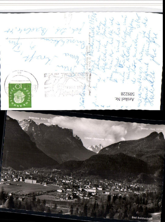 509228,Bad Reichenhall Totale m. Reiteralpe Bergkulisse