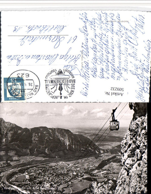 509232,Bad Reichenhall Totale Predigtstuhlbahn Seilbahn Bergkulisse
