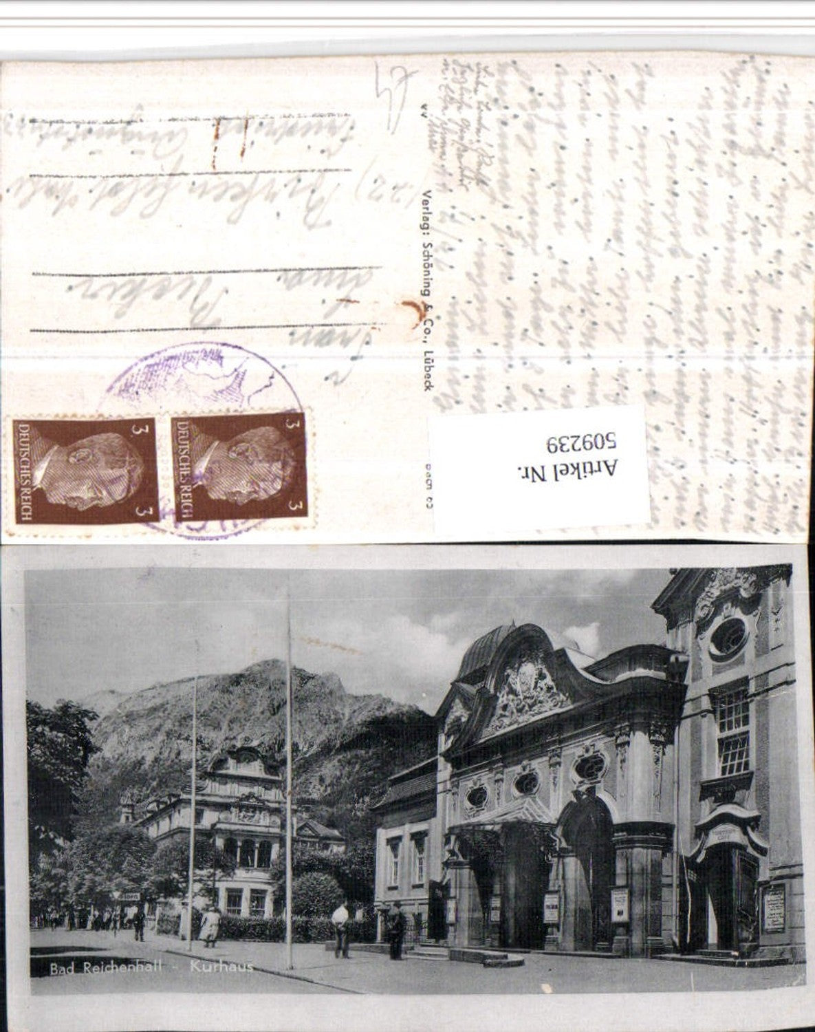 509239,Bad Reichenhall Kurhaus Bergkulisse