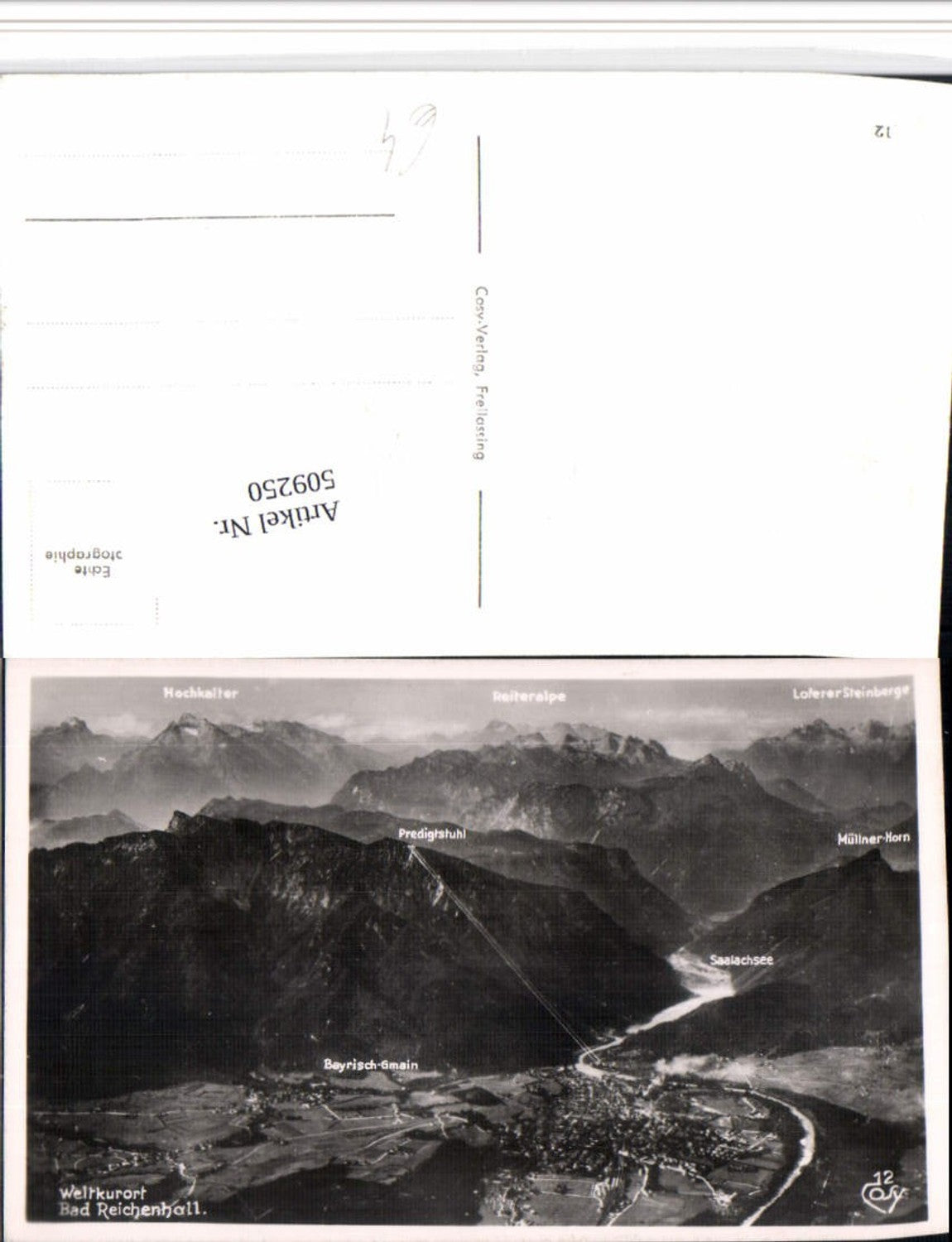 509250, Bad Reichenhall Totale m. Reiteralpe mountain scenery pub Cosy 12