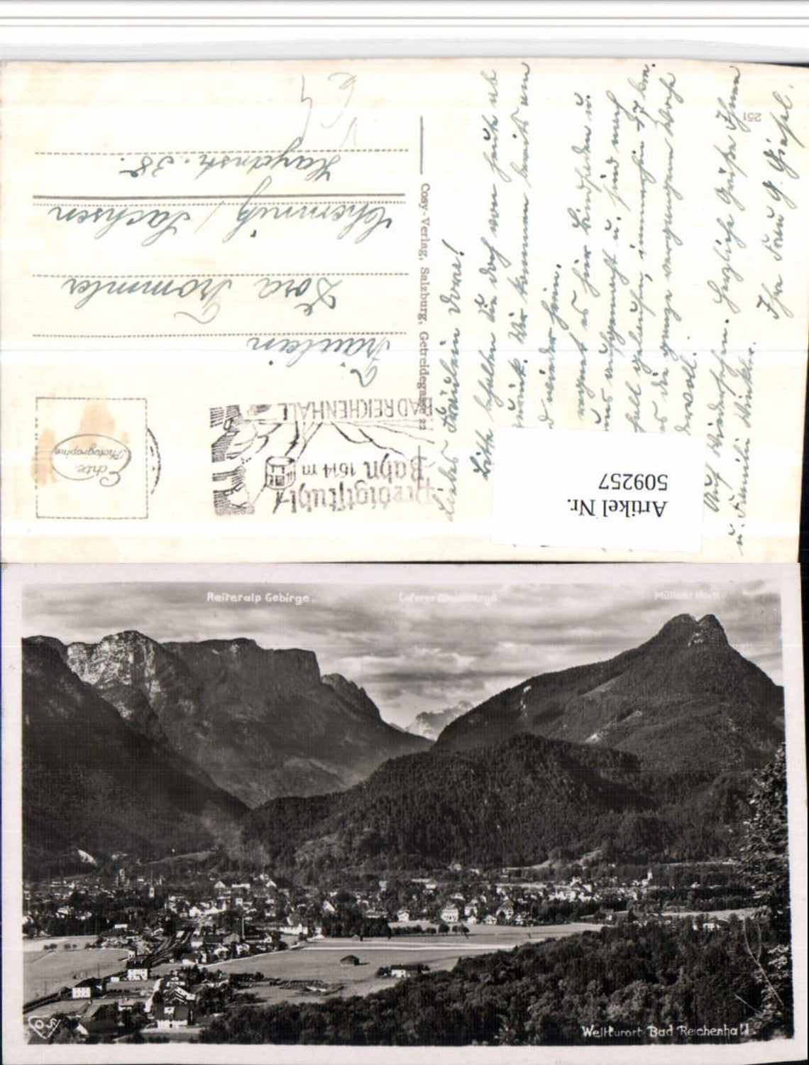 509257,Bad Reichenhall Totale m. Reiteralpe Bergkulisse pub Cosy