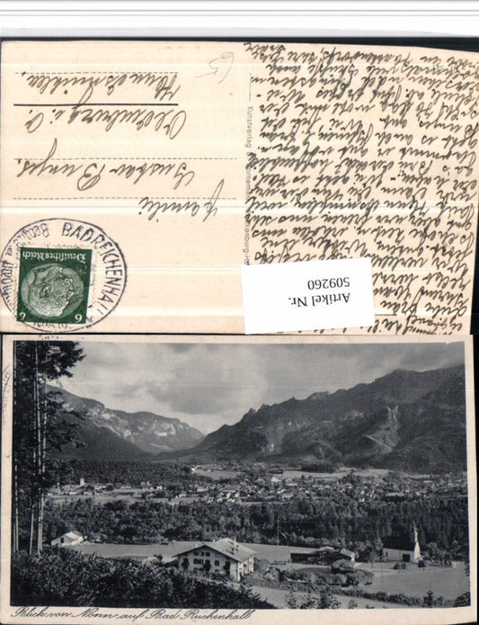 509260,Bad Reichenhall Totale von Nonn Bergkulisse