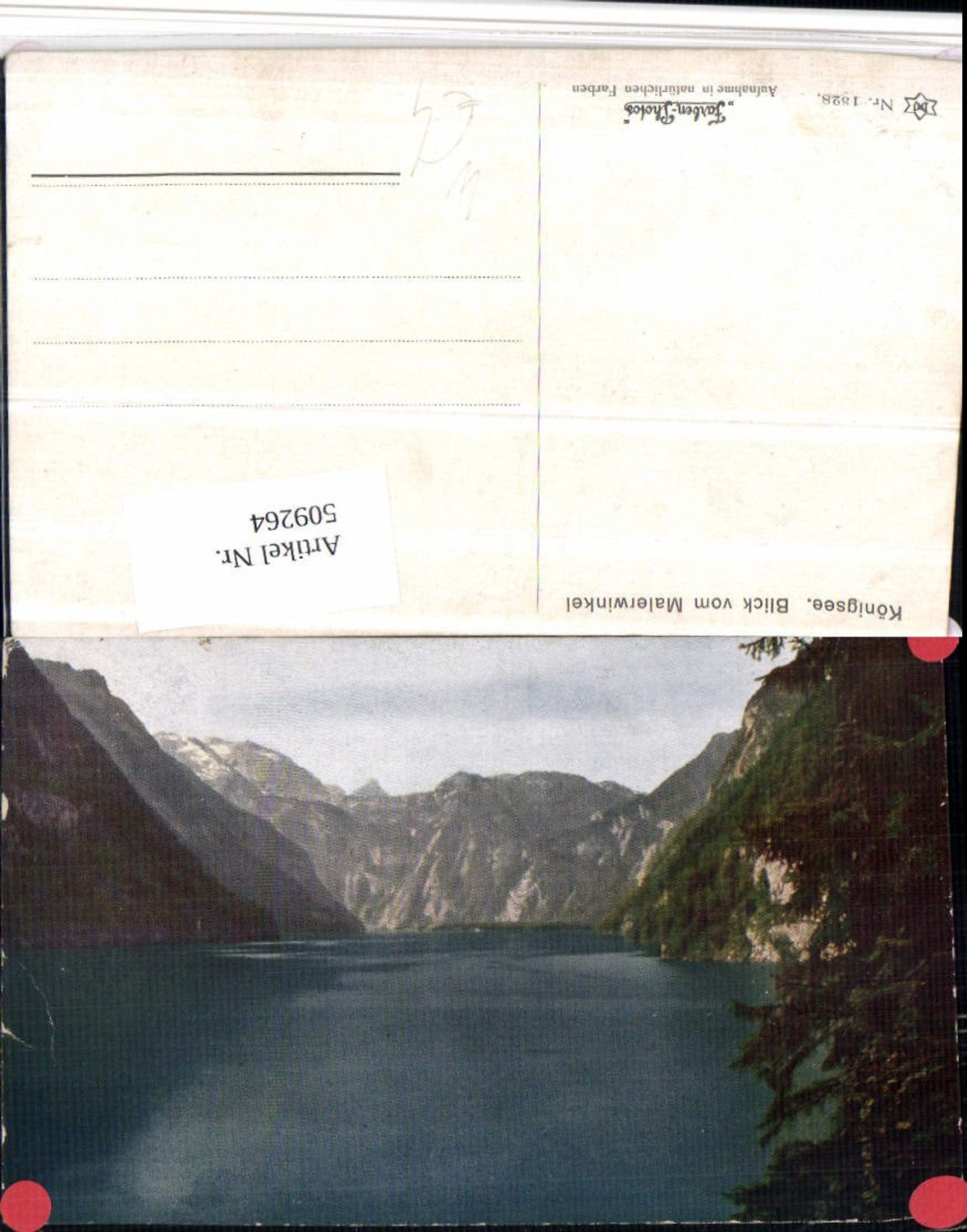 509264,Königssee See b. Schönau vom Malerwinkel Bergkulisse