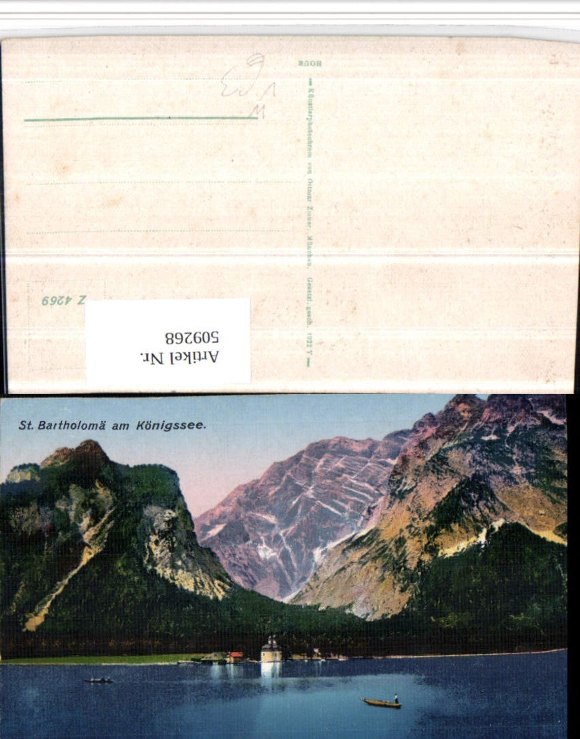 509268,St. Bartholomä am Königssee b. Schönau Bergkulisse pub Ottmar Zieher 4269