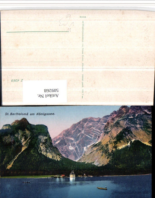 509268,St. Bartholomä am Königssee b. Schönau Bergkulisse pub Ottmar Zieher 4269