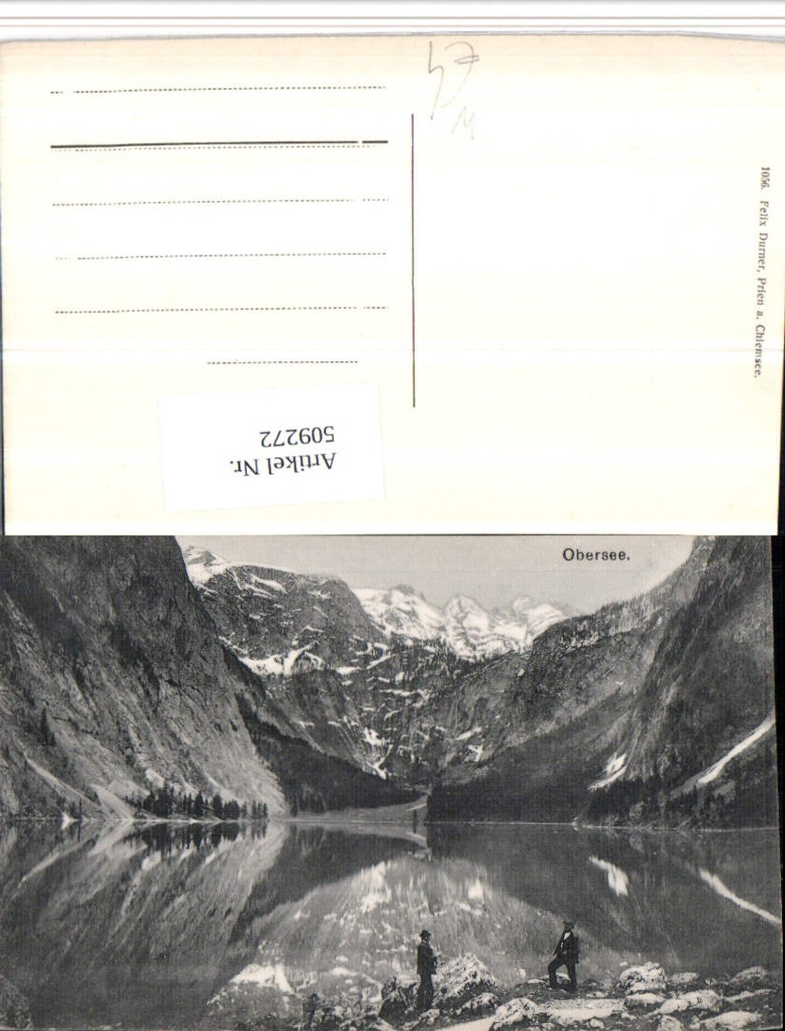 509272,Obersee See b. Schönau Berchtesgaden Bergkulisse