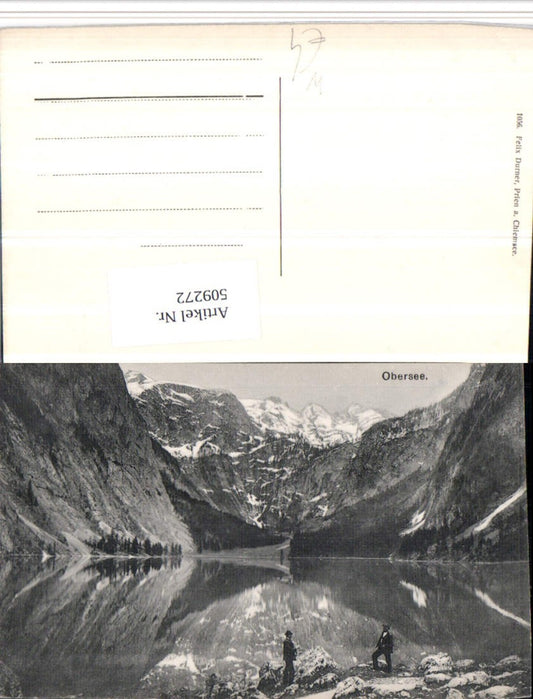 509272,Obersee See b. Schönau Berchtesgaden Bergkulisse
