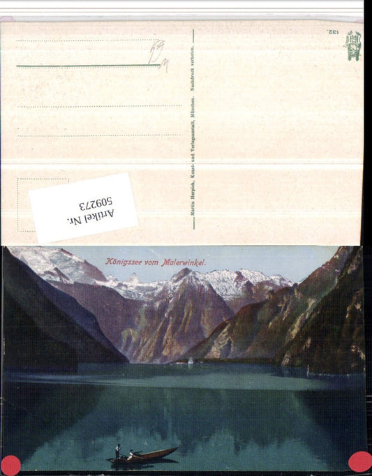 509273,Königssee See b. Schönau vom Malerwinkel Bergkulisse