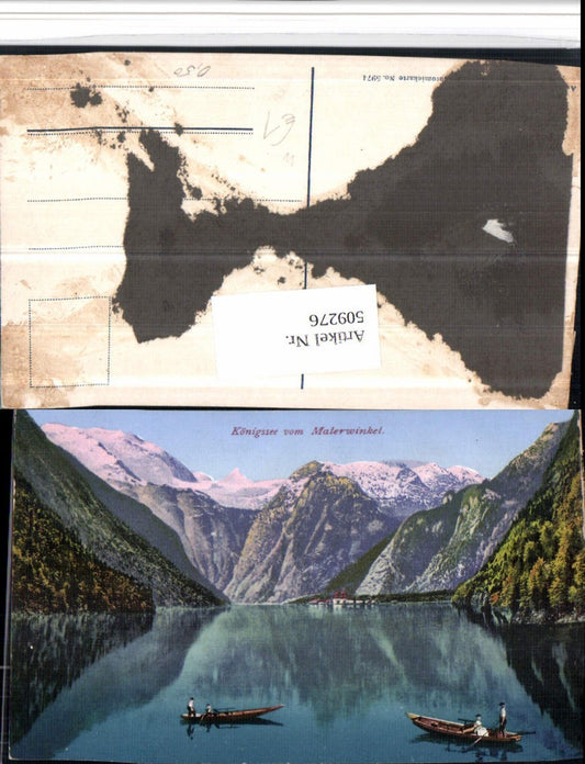 509276,Königssee See b. Schönau vom Malerwinkel Zillen Bergkulisse