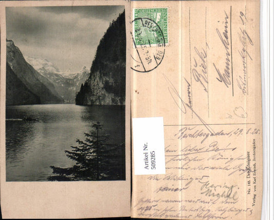 509285,Königssee See b. Schönau Bergkulisse