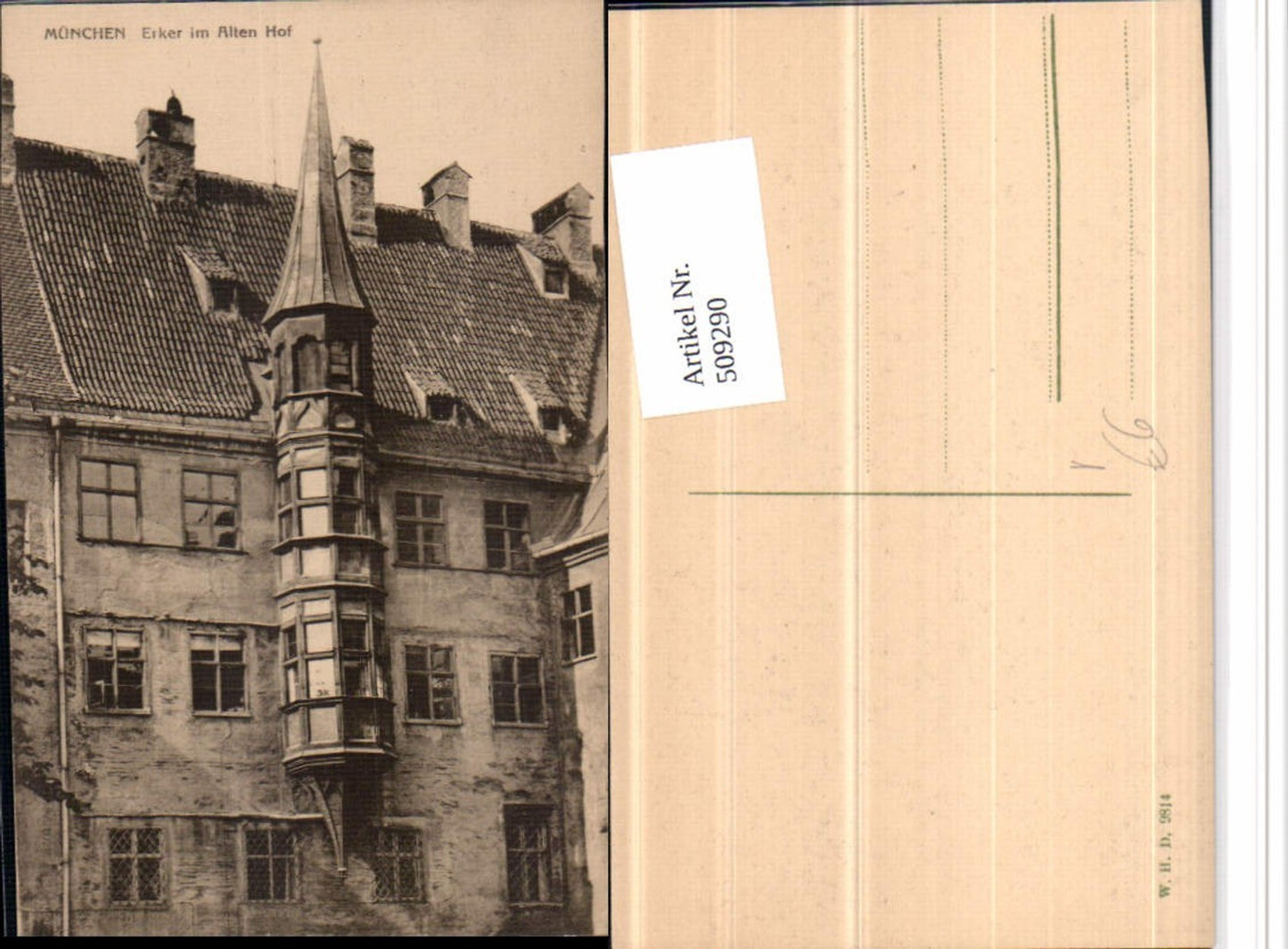 509290,München Erker im Alten Hof pub W.H.D. 9814