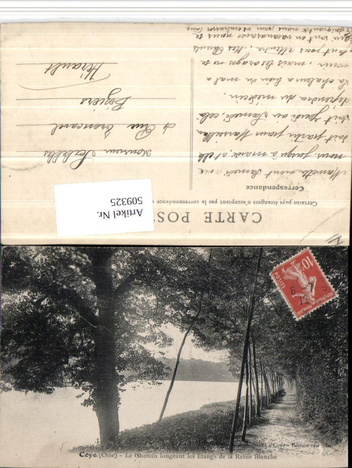 509325,Picardie Oise Coye Coye-la-Foret Etangs de la Reine Blanche
