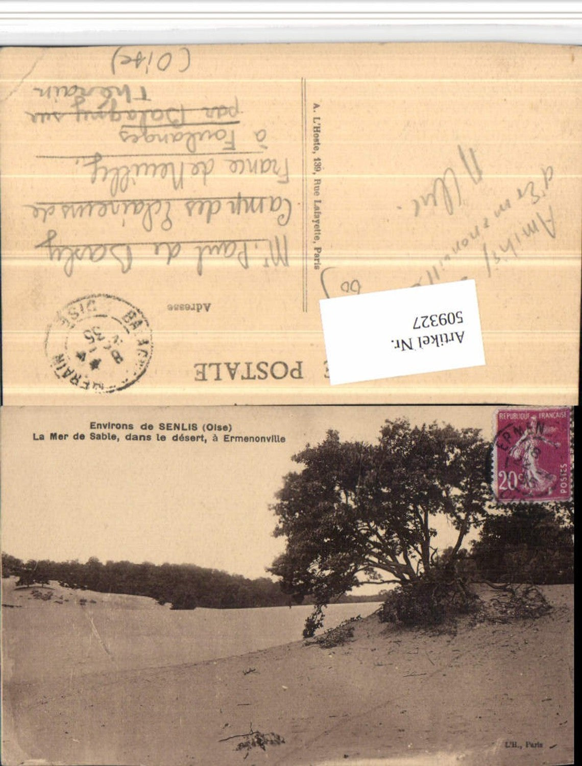 509327,Picardie Oise Senlis Mer de Sable dans le desert a Ermenonville