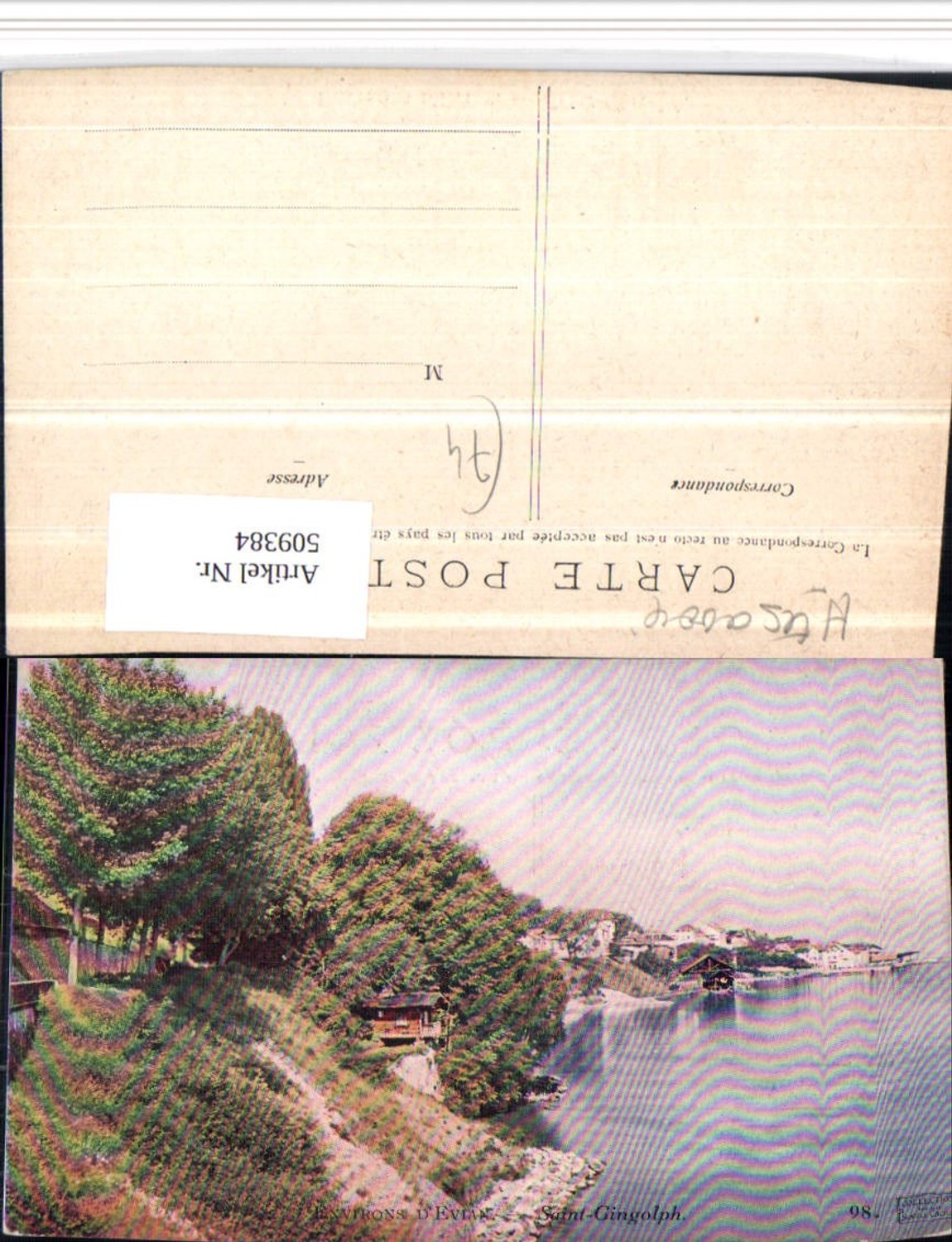 509384,Rhone-Alpes Hatue-Savoie Saint-Gingolph Teilansicht Küste