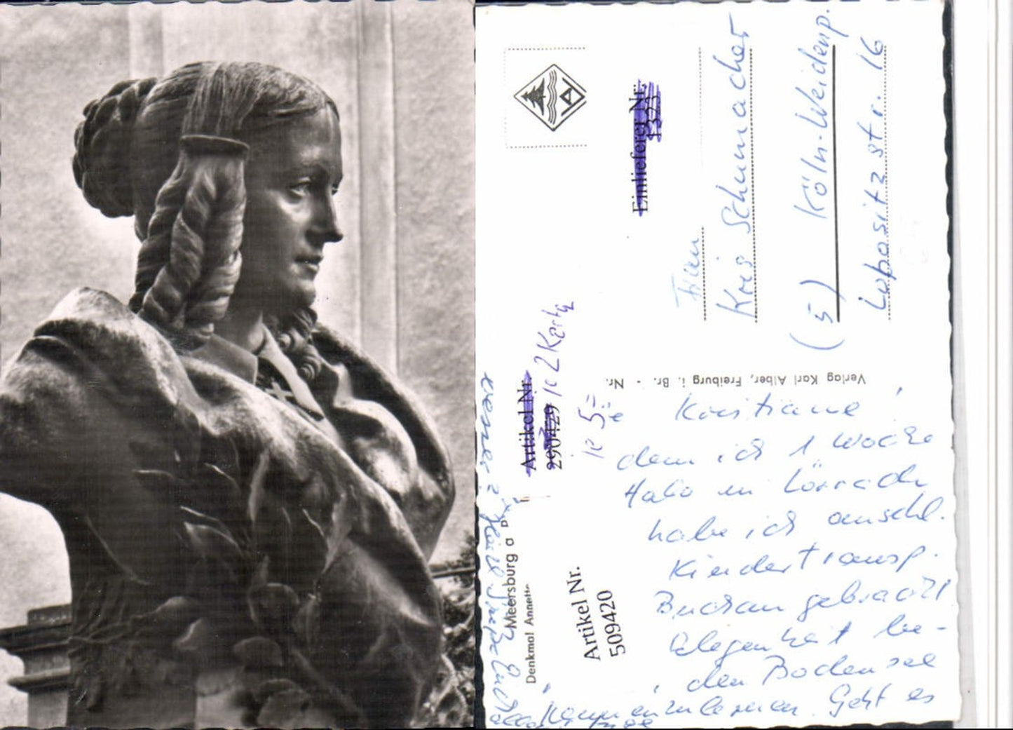 509420,Meersburg am Bodensee Denkmal Annette Droste Hülshoff Statue