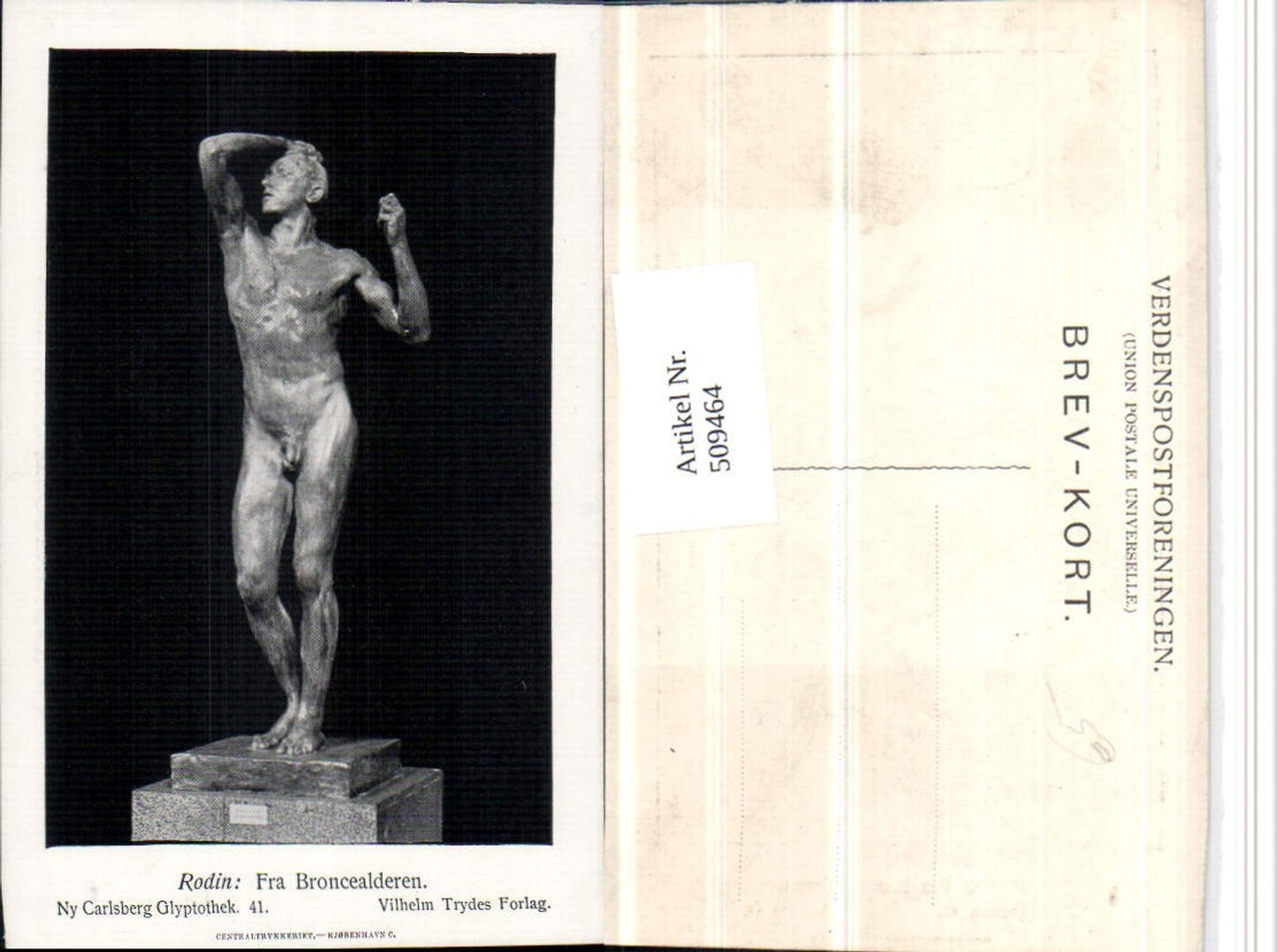 509464,Kopenhagen Carlsberg Glyptothek Rodin Frau Broncealderen Erotik Statue