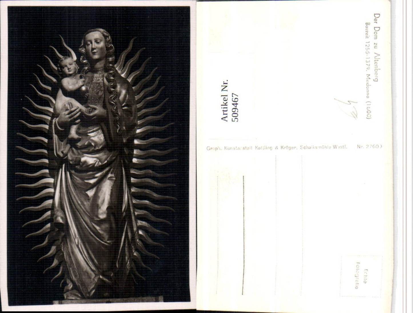 509467,Altenberg Dom Madonna Statue