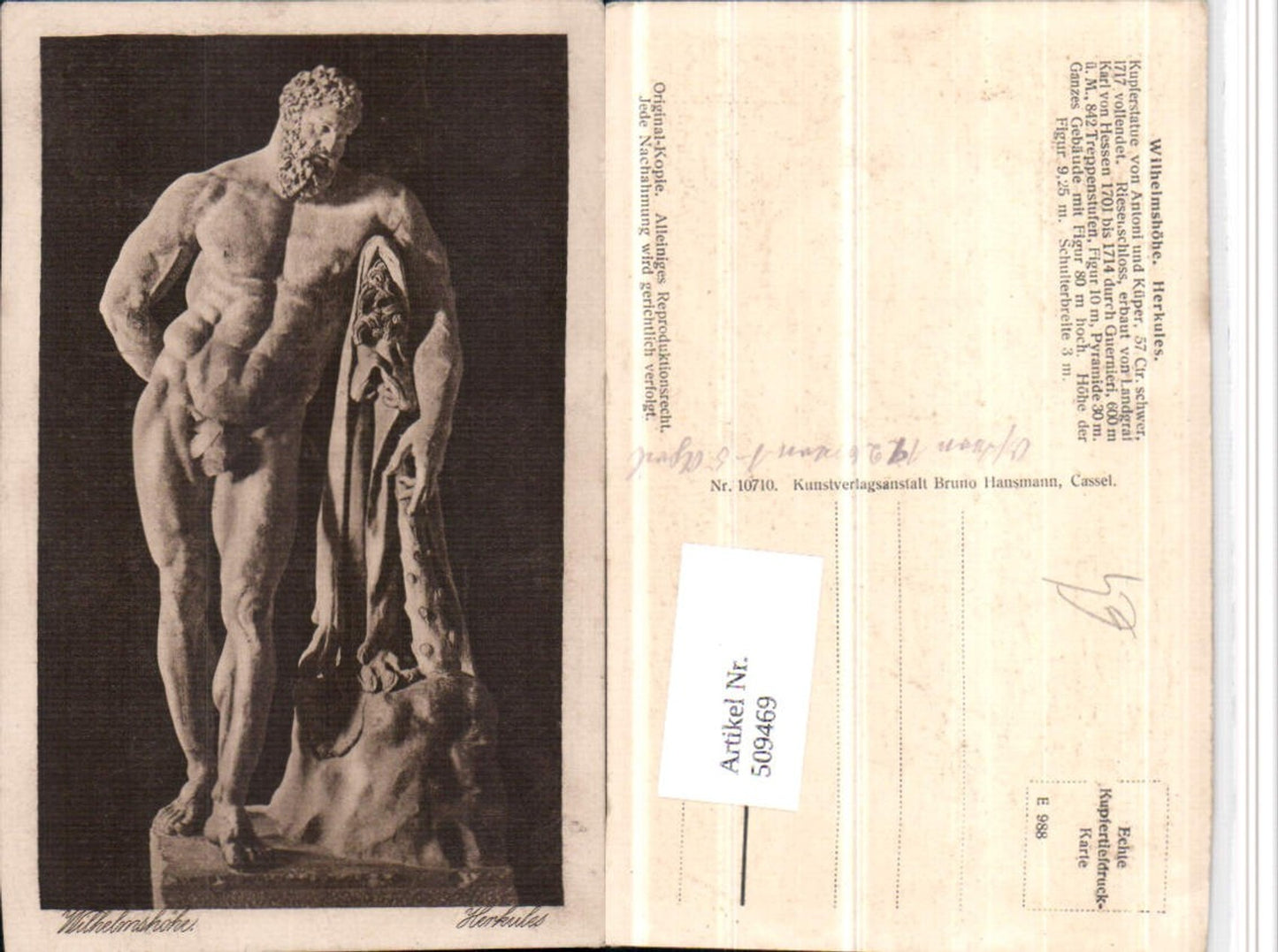 509469,Kassel Wilhelmshöhe Herkules Kupferstatue Statue Erotik