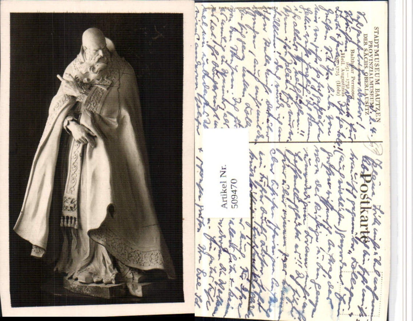 509470, Bautzen City Museum Saint Augustine Statue