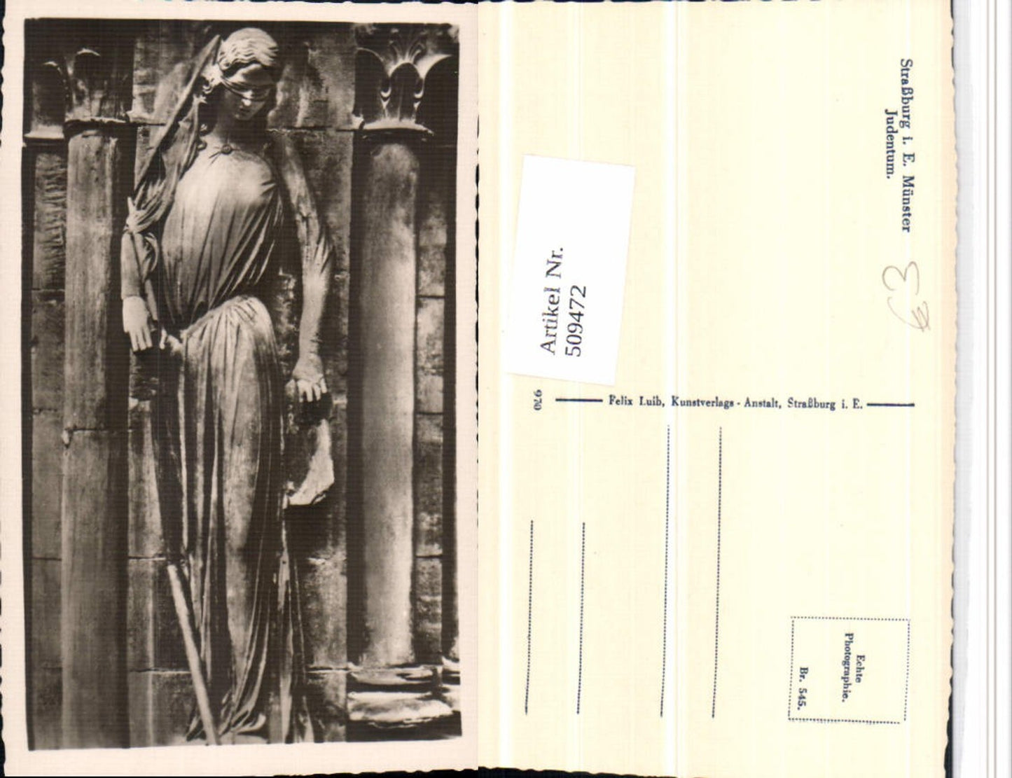 509472,Straßburg Münster Kirche Judentum Statue