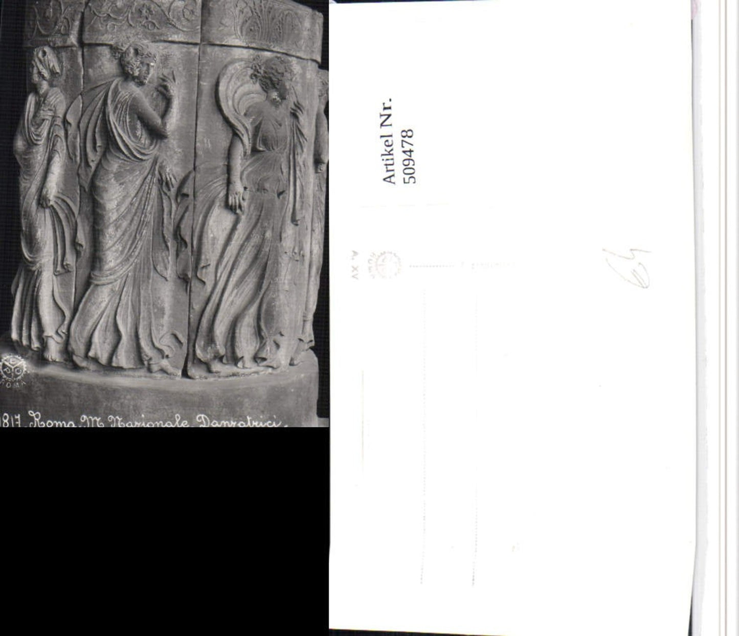 509478,Roma Rom Museo Danzatrici Relief Statue