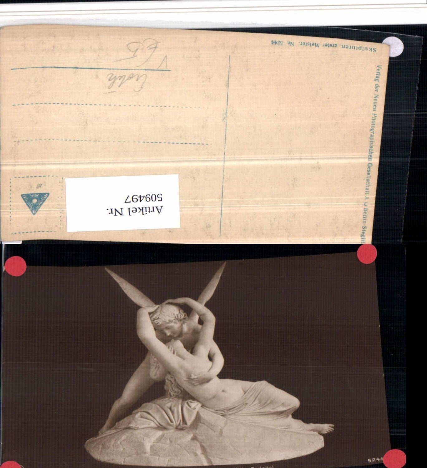 509497,Canova Amor und Psache Statue Erotik pub NPG 5244