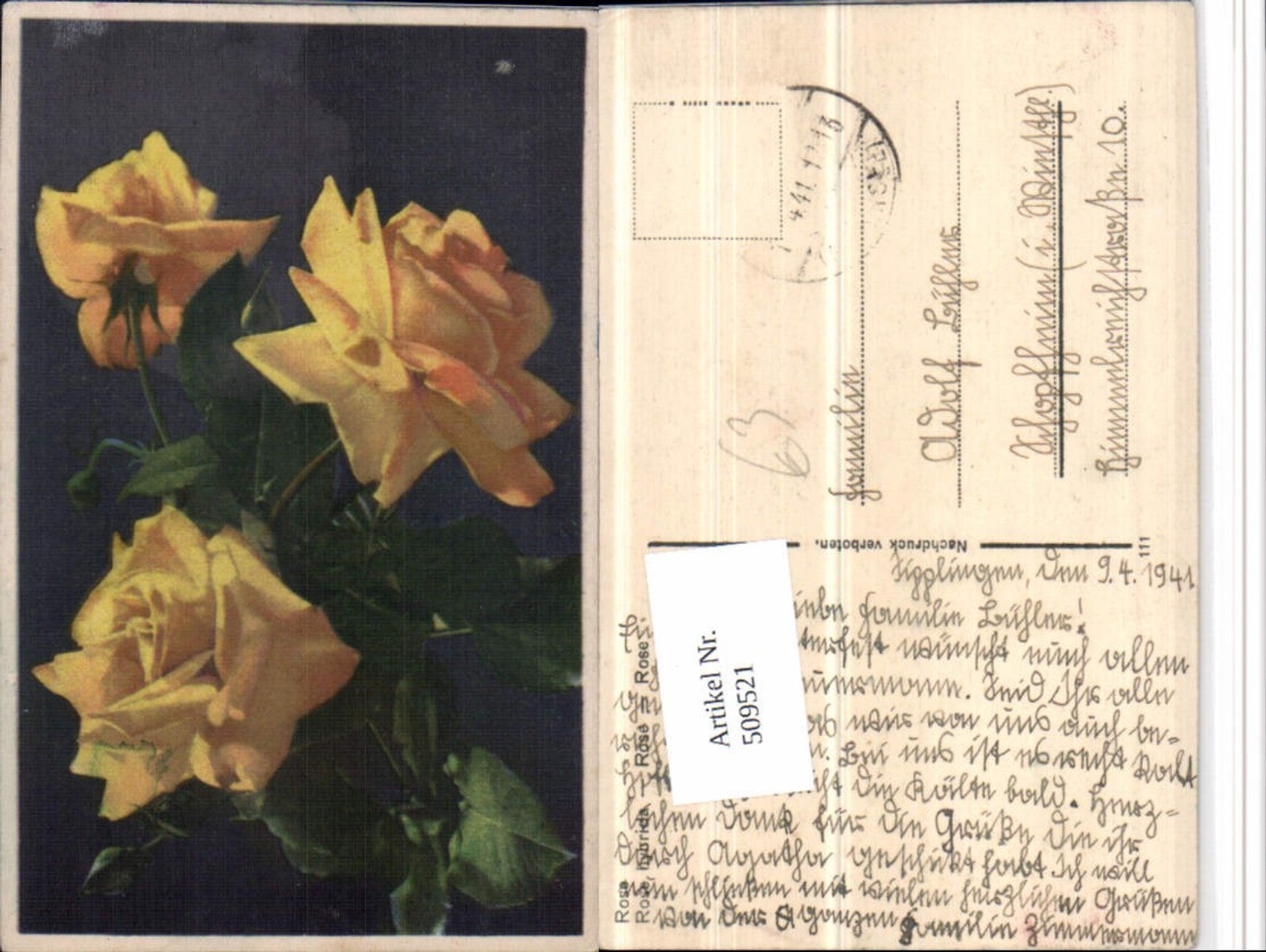 Alte Ansichtskarte – Old Postcard