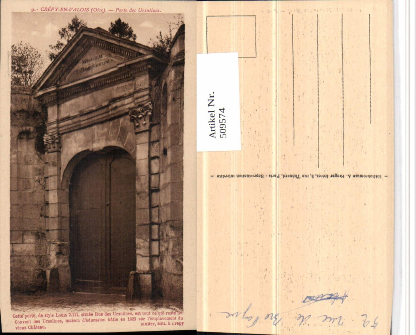 509574,Picardie Oise Crepy-en-Valois Porte des Ursulines Portal