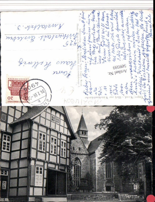 509599,Enger Blick zur Wittekindskirche Kirche