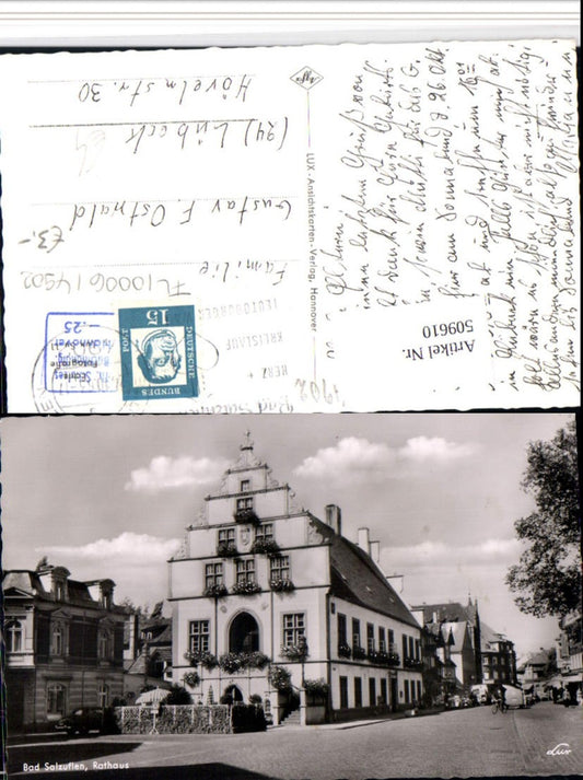 509610,Bad Salzuflen Rathaus Straßenansicht