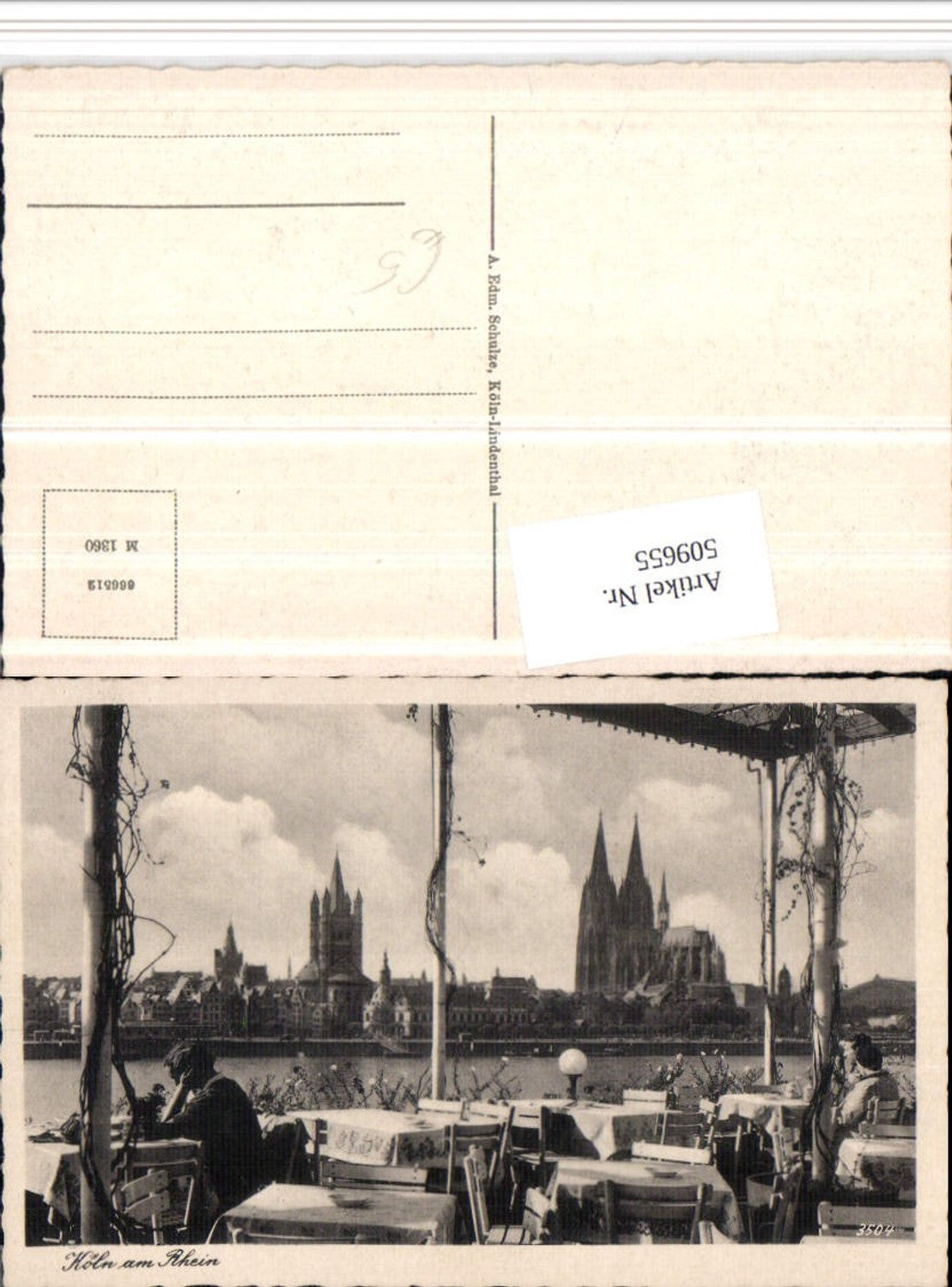 509655,Köln am Rhein Teilansicht Dom Kirche Terrasse