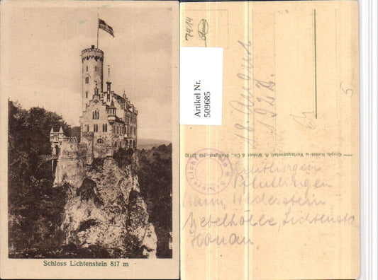 509685, Lichtenstein Castle near Honau, Lichtenstein