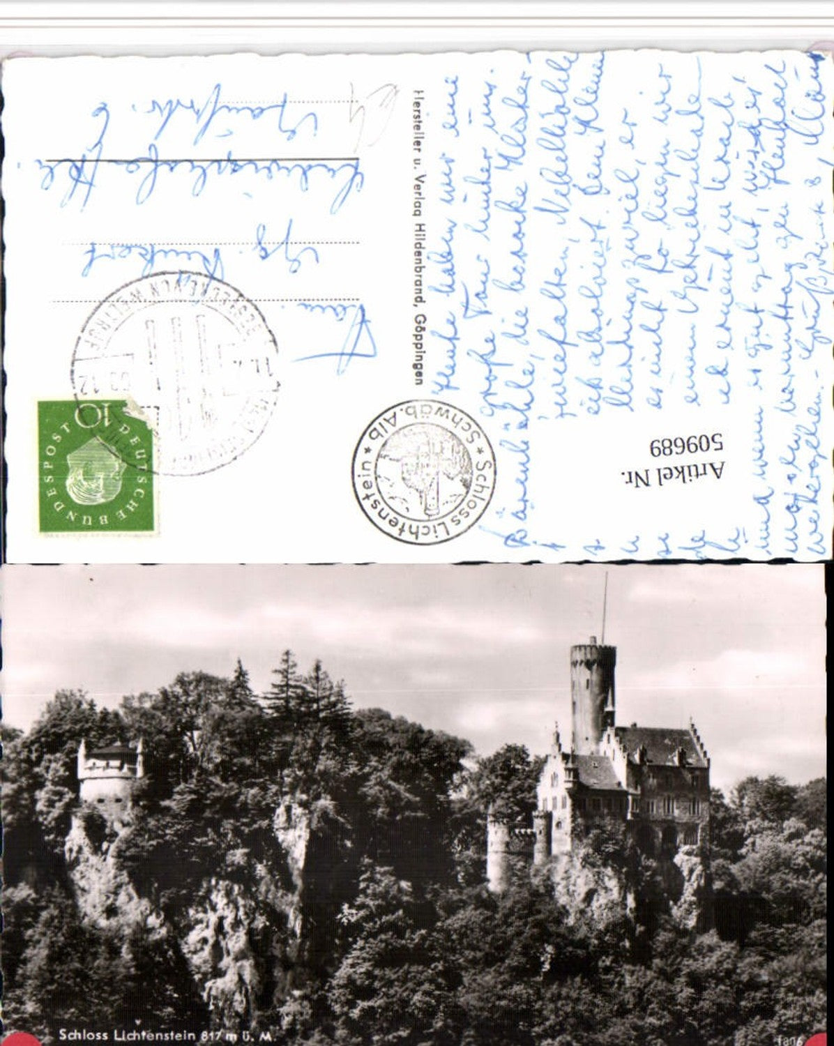 509689,Schloss Lichtenstein b. Honau Lichtenstein