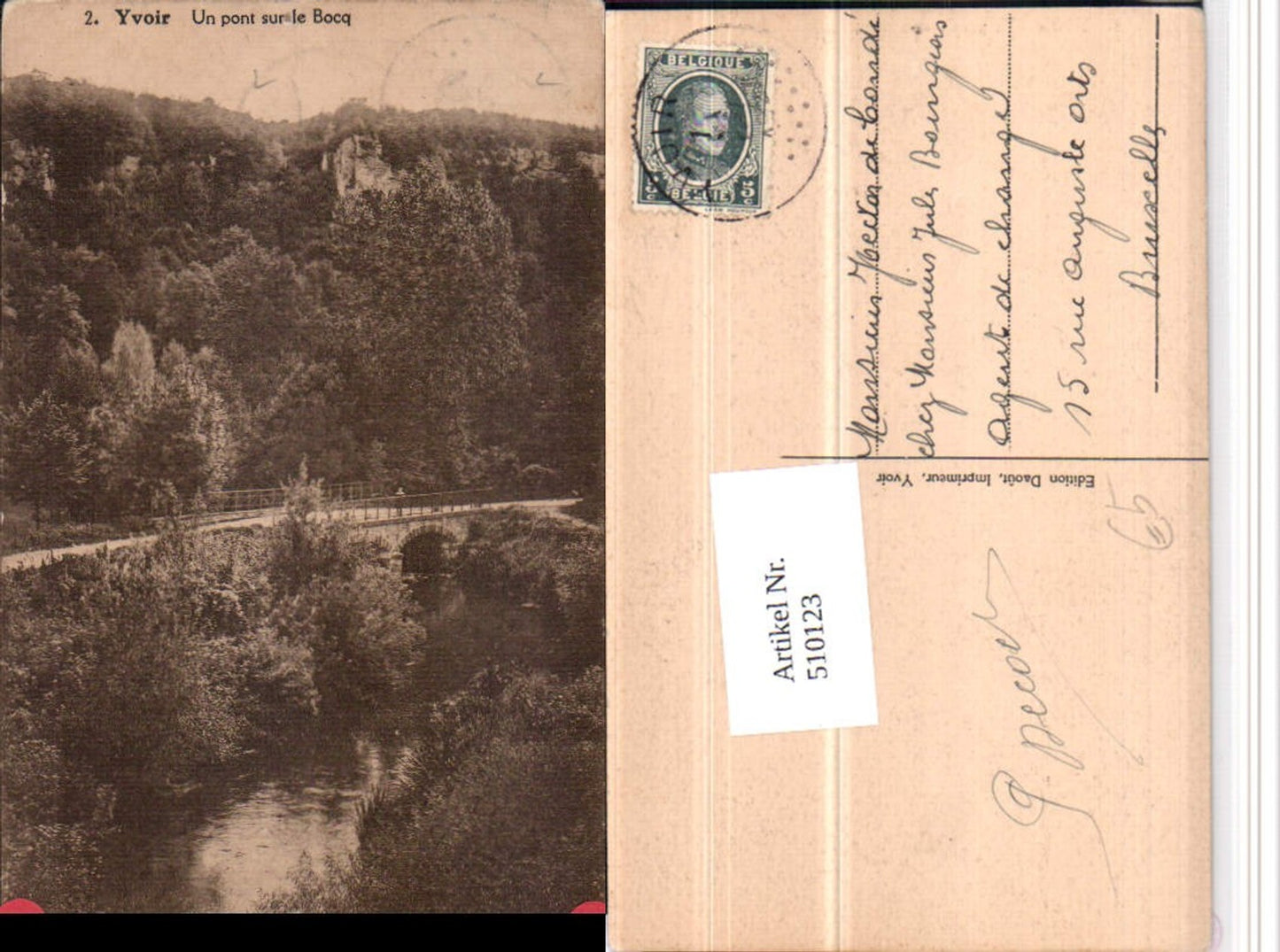 510123,Belgium Yvoir Un pont sur le Bocq Brücke