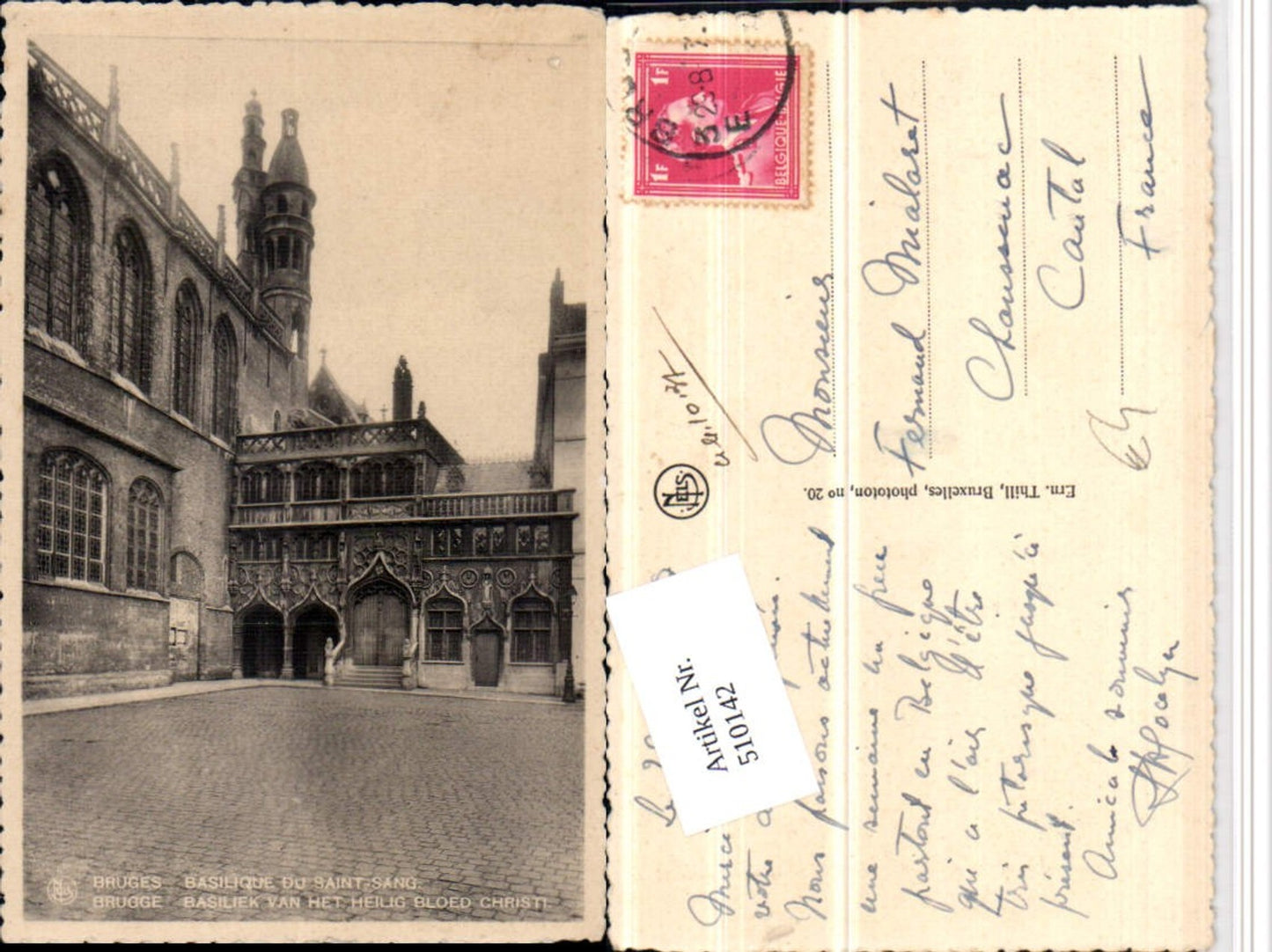 510142,Belgium Bruges Brügge Basilique du Saint Sang Kirche