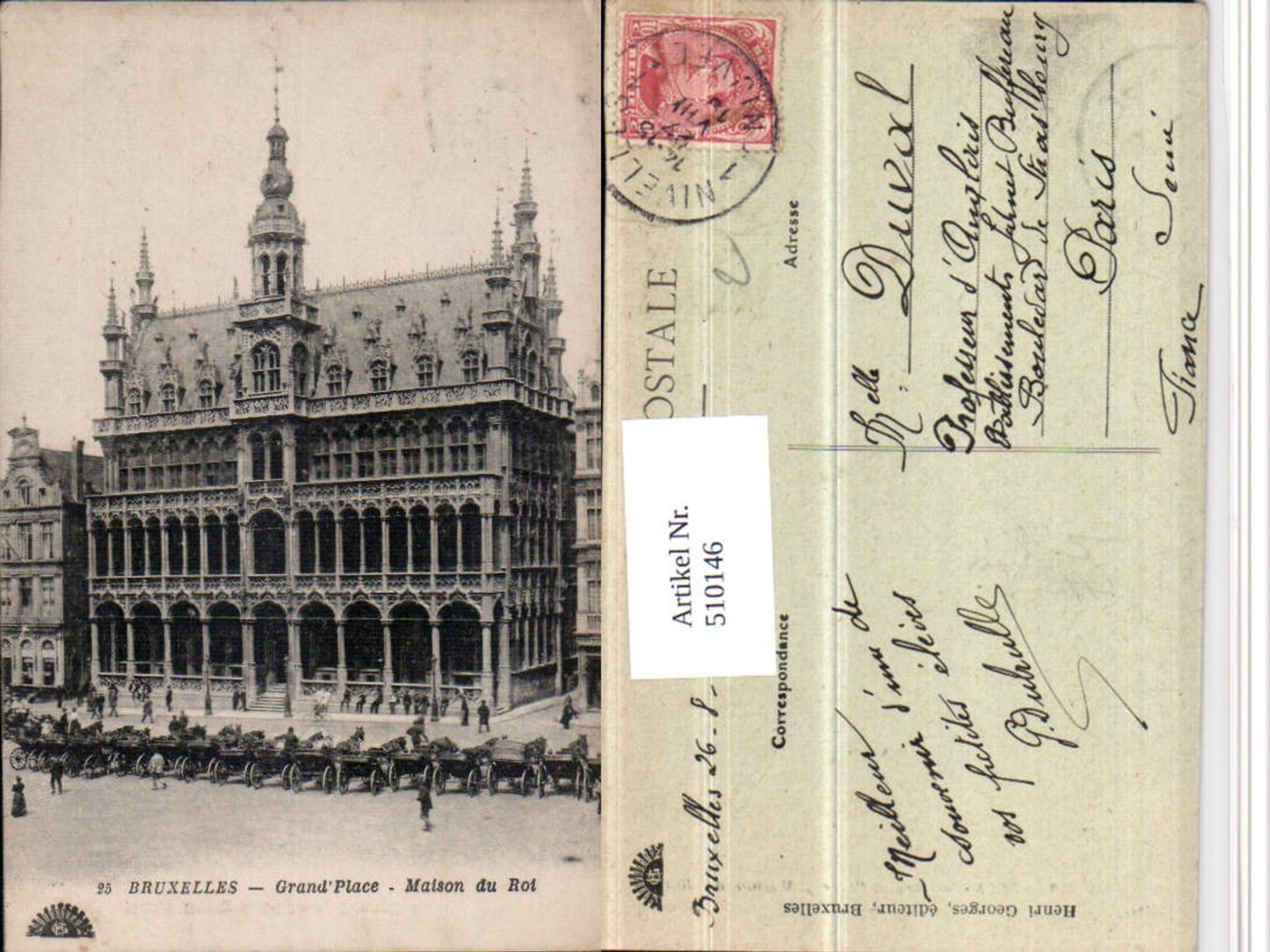 510146,Belgium Bruxelles Brüssel Grand Place Maison du Roi Gebäude